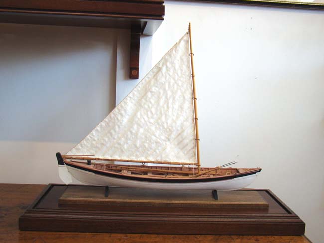 A 20th century scratch built Scale model of a 19th century Nantucket Whale Boat